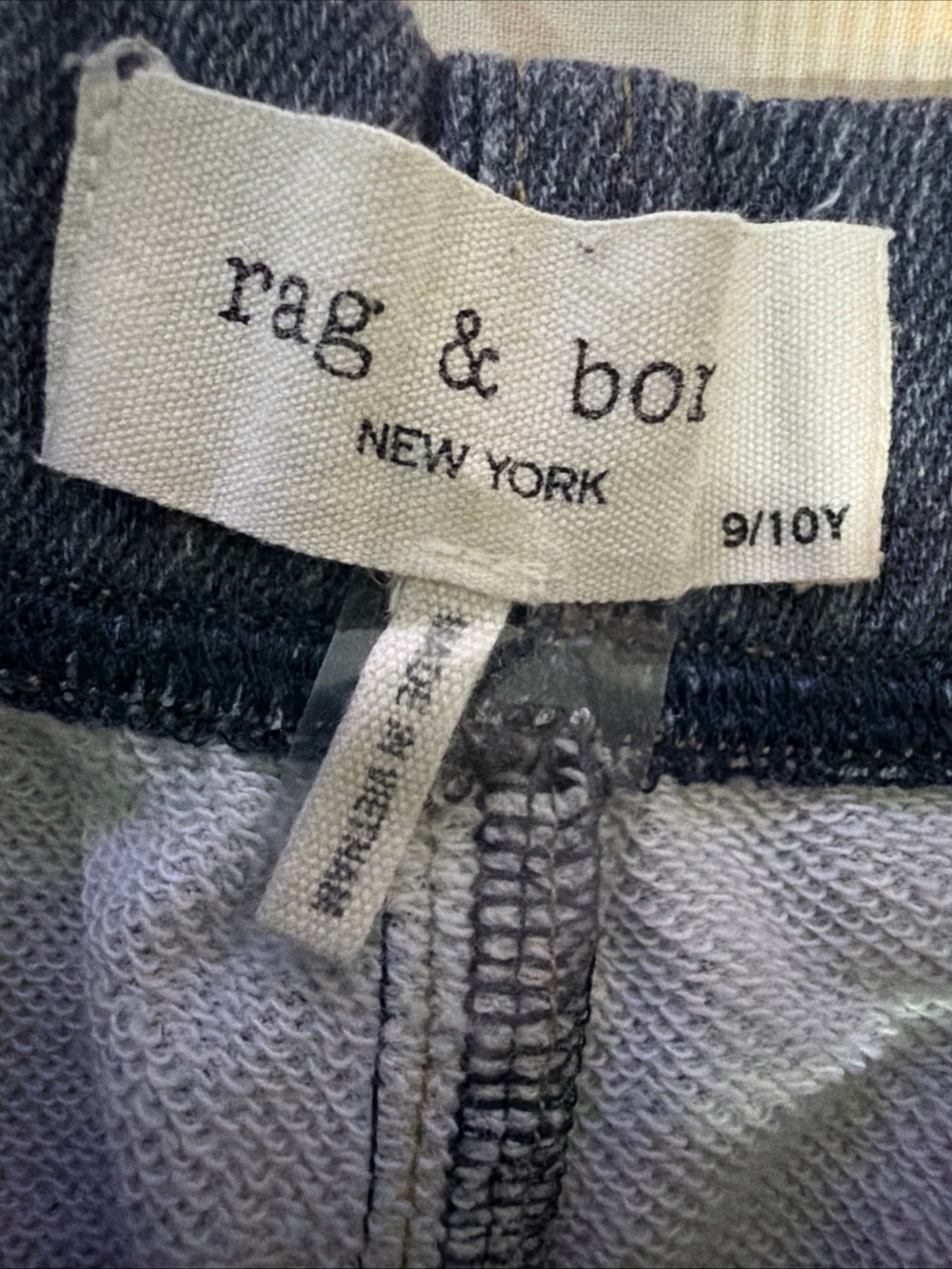 Rag & Bone terry cotton young 9/10 shorts blue